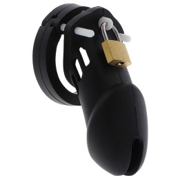 HIDDEN DESIRE - EXTREME CHASTITY COCK CAGE SILICONE SIZE L BLACK - D-241481 - Teknashop Ltd