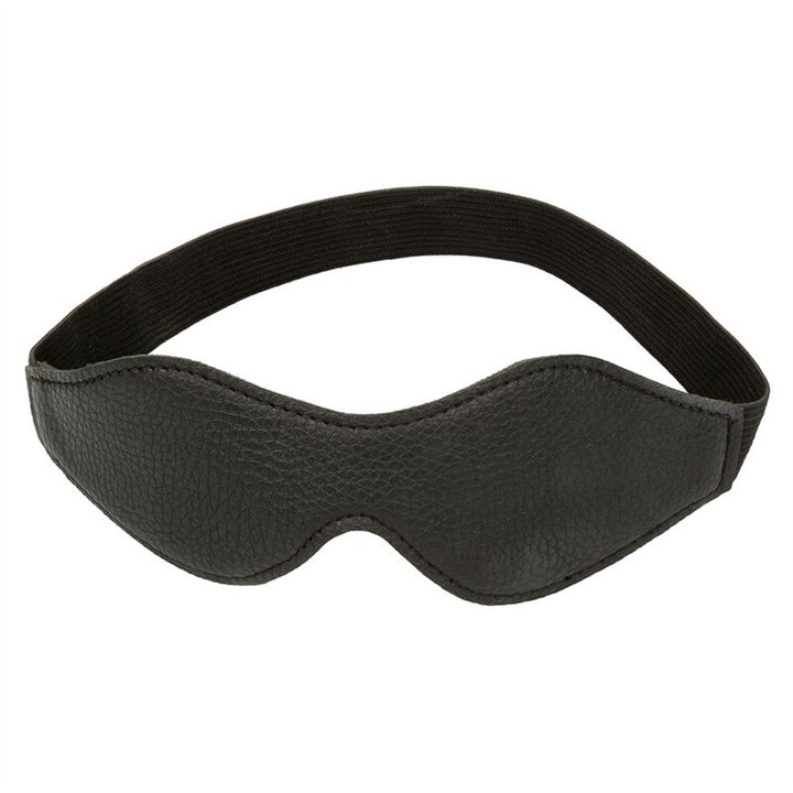 CALEXOTICS - NOCTURNAL EYE MASK PVC LEATHER BLACK - D-241420 - Teknashop Ltd