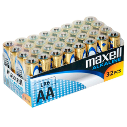 MAXELL - BATTERY ALCALINA AA LR6 PACK*32 UDS - D-219093
