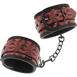 BEGME - RED EDITION PREMIUM HANDCUFFS WITH NEOPRENE LINING - D-229262