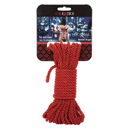 CALEXOTICS - SCANDAL RED BDSM ROPE 10 M - D-243628 - Teknashop Ltd