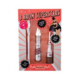 Travel Set Benefit: 3 Brow Superstars, Eyebrow Cream Pencil, 03, 0.17 g + 3 Brow Superstars, Eyebrow Gel, Clear, 3 g + 3 Brow Su