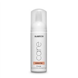 Subrina Professional, Care Keratin, Hair Styling Leave-In Foam, Very Damaged Hair, 150 ml - Teknashop Ltd