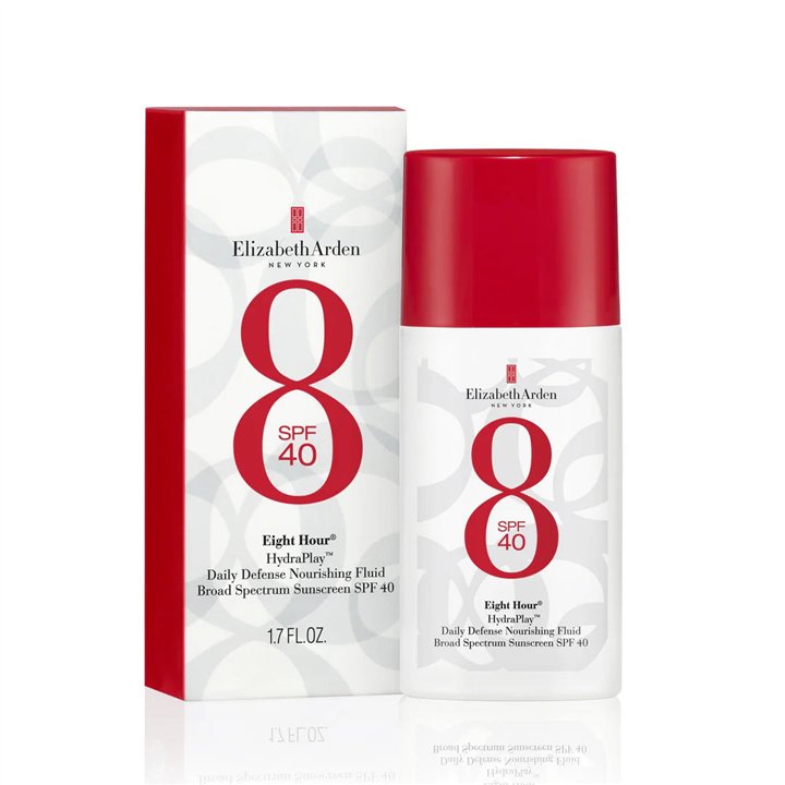 Elizabeth Arden, Eight Hour HydraPlay, Hydrating, Daily, Fluid, For Face, SPF 40, 50 ml - Teknashop Ltd