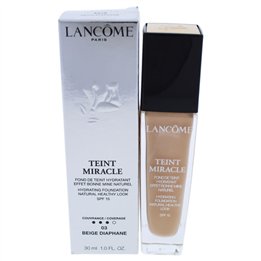 Lancome, Teint Miracle, Medium Coverage, Liquid Foundation, 03, Beige Diaphane, SPF 15, 30 ml - Teknashop Ltd