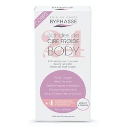 Set, Byphasse, Cold Wax, Shea Butter, Hair Removal Wax Strips, For Underarms & Bikini Area, 24 pcs, *Tester - Teknashop Ltd