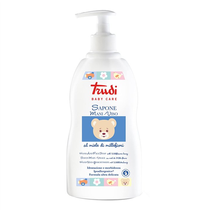 Trudi Baby Care, Honey Millefiori, Honey, Hydrating, Liquid Soap, For Face & Hands, 500 ml *Tester - Teknashop Ltd