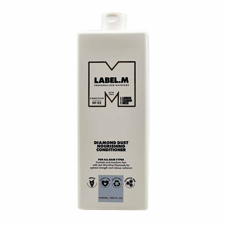 Label.M, Diamond Dust, Hair Conditioner, Nourishing, 1000 ml - Teknashop Ltd