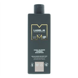 Label.M, Cool Blonde, Hair Shampoo, For Neutralisation Of Yellow Tones, 300 ml - Teknashop Ltd
