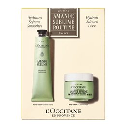 Body Routine Set L'Occitane en Provence: Almond, Hydrating, Body Cream, Body, Daily, 75 ml + Almond, Nourish, Hand Cream, 75 ml 