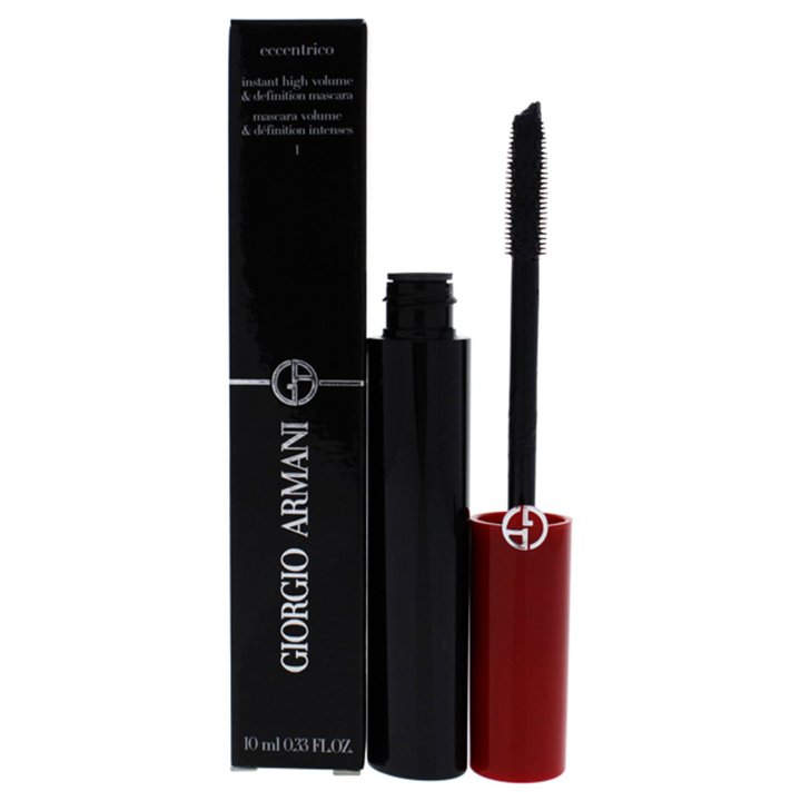 Giorgio Armani, Eccentrico, Volumizing & Defining, Mascara, 1, Obsidian Black, 10 ml - Teknashop Ltd