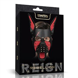 Rebellion Reign Scarred Alpha Pup Mask Red - LO-LV766009
