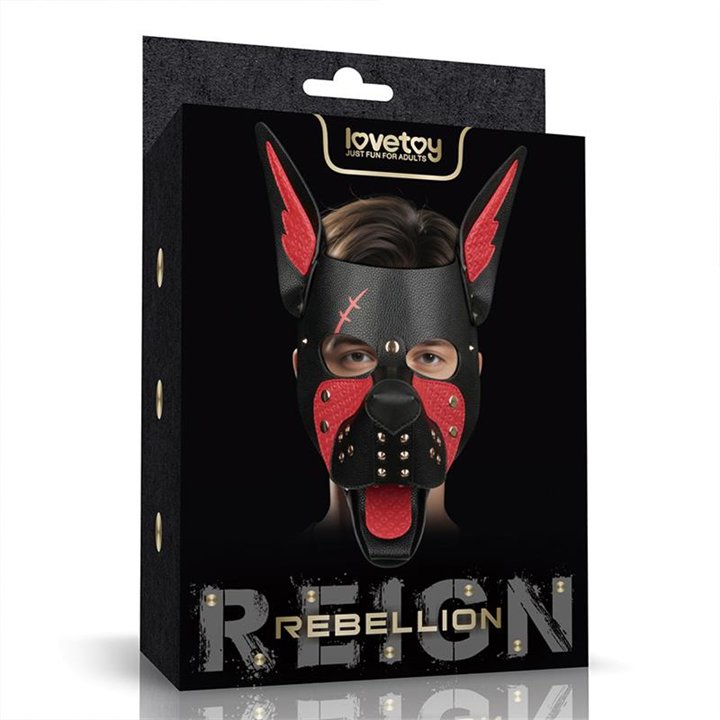Rebellion Reign Scarred Alpha Pup Mask Red - LO-LV766009 - Teknashop Ltd