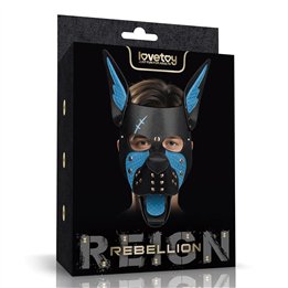 Rebellion Reign Scarred Alpha Pup Mask Blue - LO-LV766010 - Teknashop Ltd