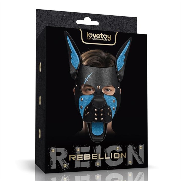 Rebellion Reign Scarred Alpha Pup Mask Blue - LO-LV766010