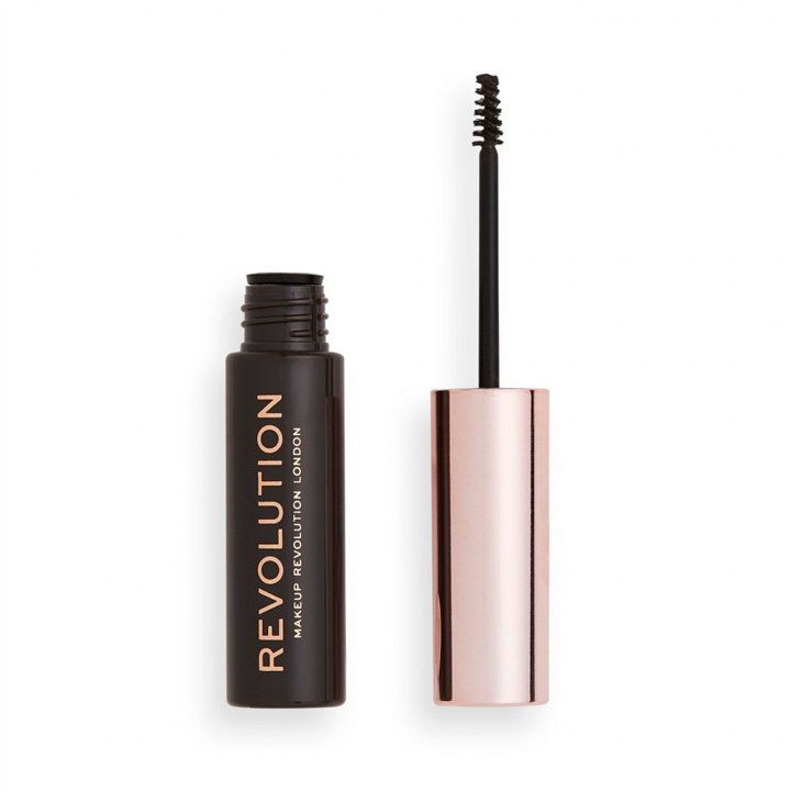 Makeup Revolution, Makeup Revolution, Eyebrow Gel, Dark Brown, 6 ml - Teknashop Ltd