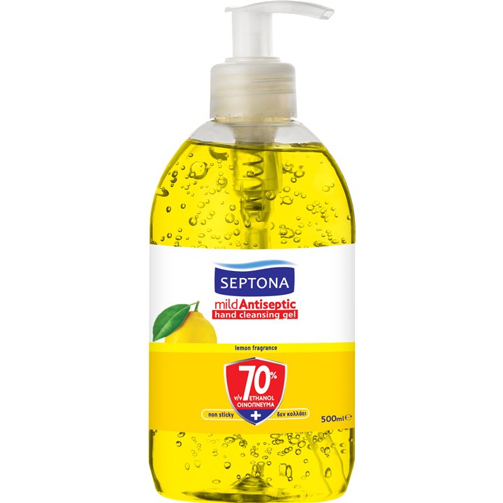 Septona, Septona, Lemon, Antiseptic, Hand Gel, 500 ml *Tester