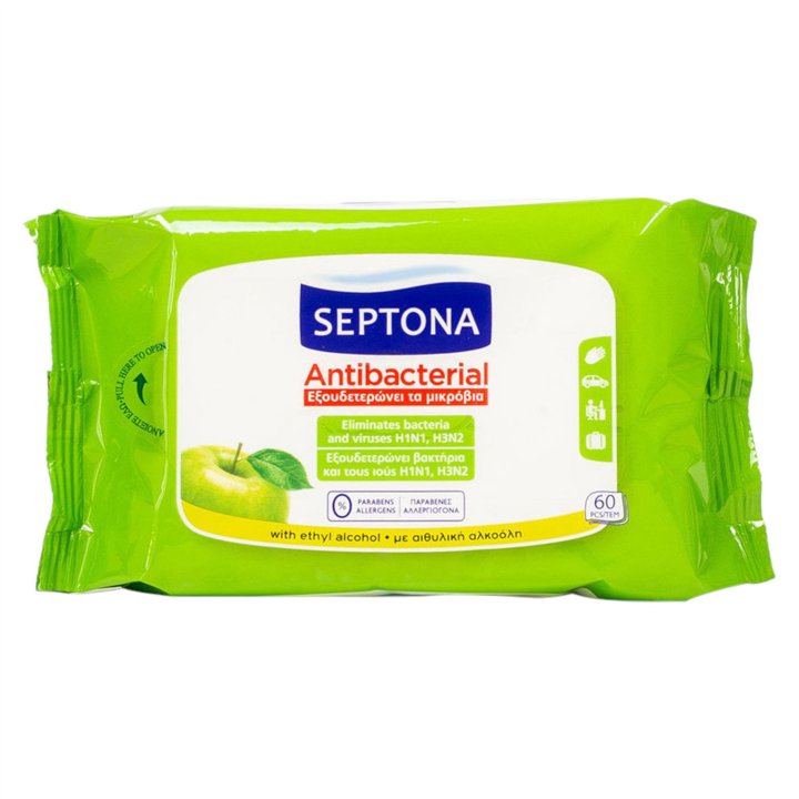 Septona, Refresh, Cleansing Wipes, Underarm, *Tester - Teknashop Ltd