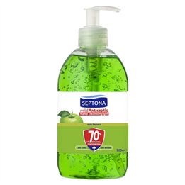 Septona, Mild Antiseptic, Cleansing, Cleansing Gel, For Hands, 500 ml *Tester