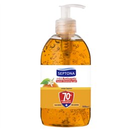 Septona, Mild Antiseptic, Cleansing, Cleansing Gel, For Hands, 500 ml *Tester