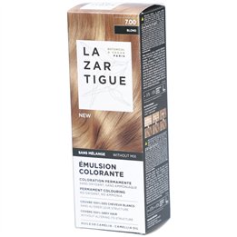 Lazartigue, Emulsion Colorante, Ammonia, Permanent Hair Dye, 7.00 Blond, 60 ml - Teknashop Ltd