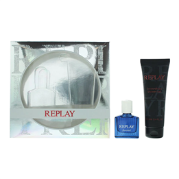 Set Replay: Essential, Eau De Toilette, For Men, 30 ml + Essential, Hydrating, Shower Gel, All Skin Types, 100 ml