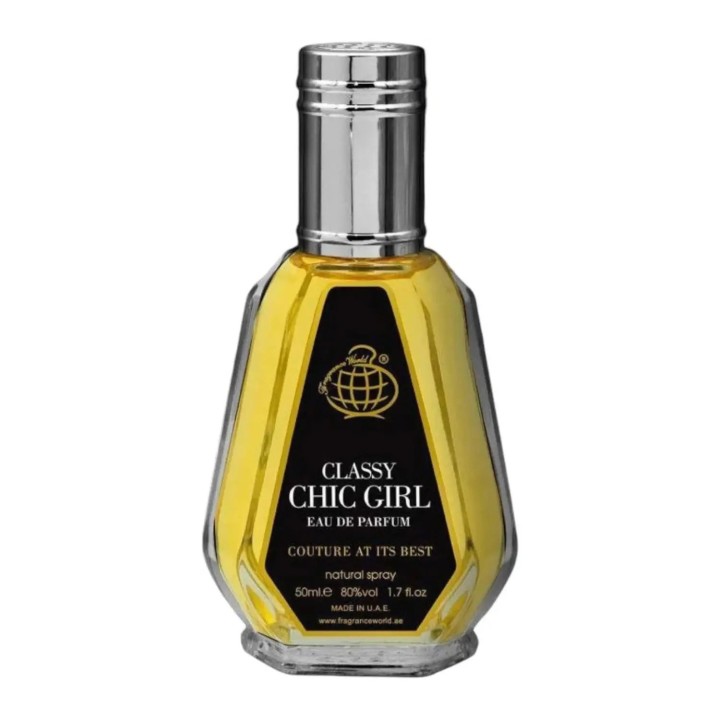Fragrance World, Classy Chic Girl, Eau De Parfum, For Women, 50 ml