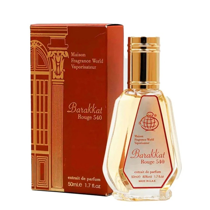 Fragrance World, Rouge 540, Extrait De Parfum, Unisex, 50 ml - Teknashop Ltd
