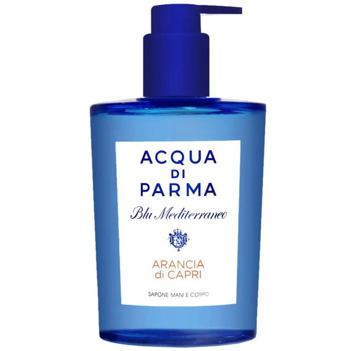Acqua di Parma, Blu Mediterraneo Arancia di Capri, Cleansing, Liquid Soap, For Body & Hands, 300 ml - Teknashop Ltd