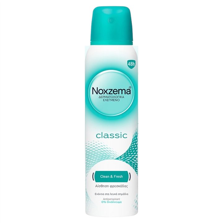 Noxzema, Classic, Fresh, Deodorant Spray, Unisex, 150 ml *Tester - Teknashop Ltd