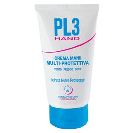 PL3, Crema Mani Multiprotettiva, Hydrating, UV Protection, Hand Cream, 75 ml *Tester - Teknashop Ltd