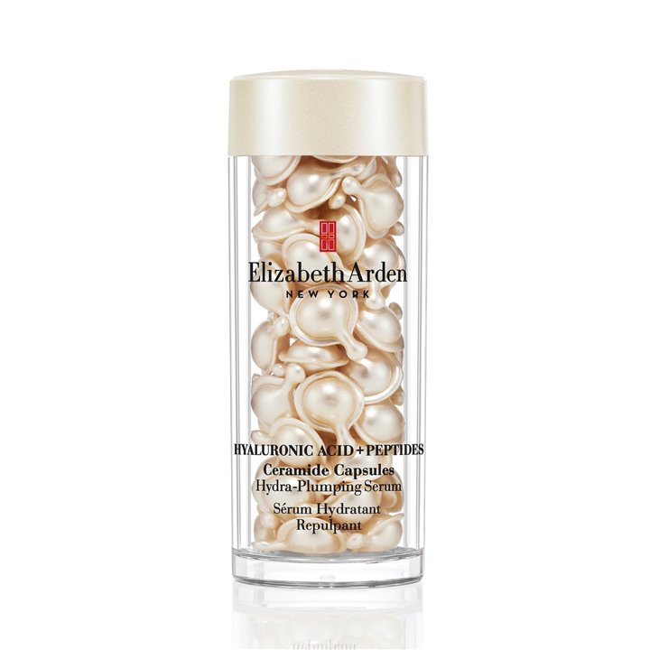 Elizabeth Arden, Hyaluronic Acid Peptides Ceramide, Hydrating, Day & Night, Serum Capsules, For Face, 60 pcs - Teknashop Ltd