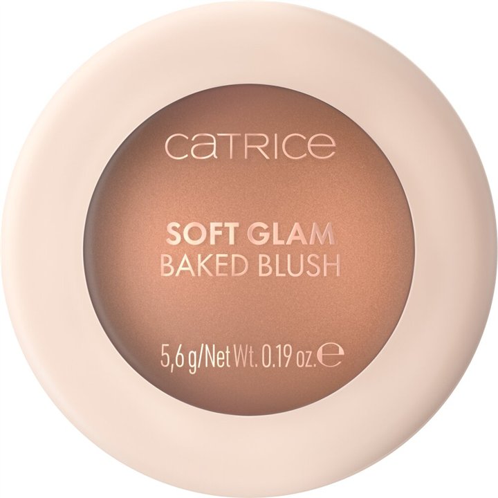 Catrice, Soft Glam Baked Blush, Natural Glow & Illuminating, Blush Powder, 060, Blonzer Heat, 5.6 g - Teknashop Ltd