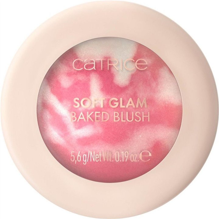 Catrice, Soft Glam Baked Blush, Glow & Illuminating, Blush Highlighter Compact, 050, Cheek Lover, 1, 5.6 g - Teknashop Ltd