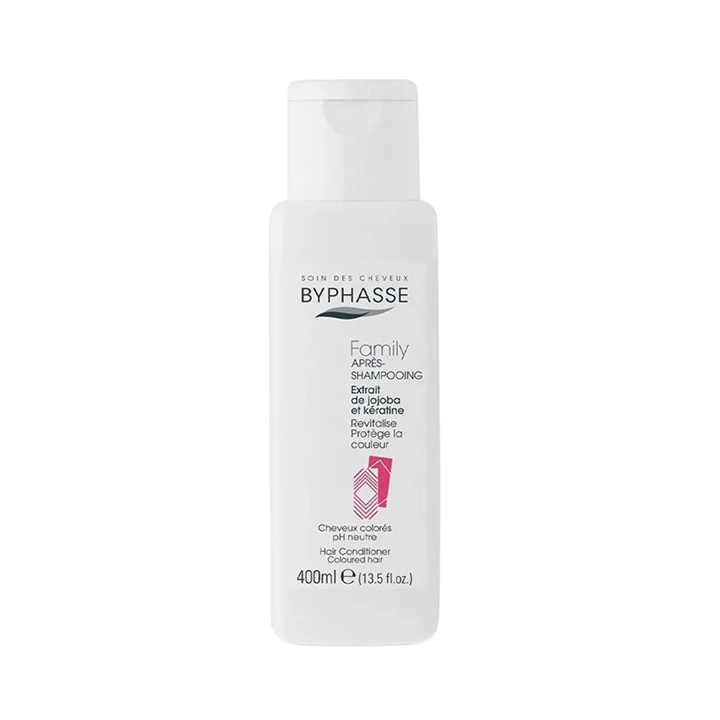 Byphasse, Family, Jojoba & Keratin, Hair Conditioner, Revitalizing, 400 ml *Tester - Teknashop Ltd