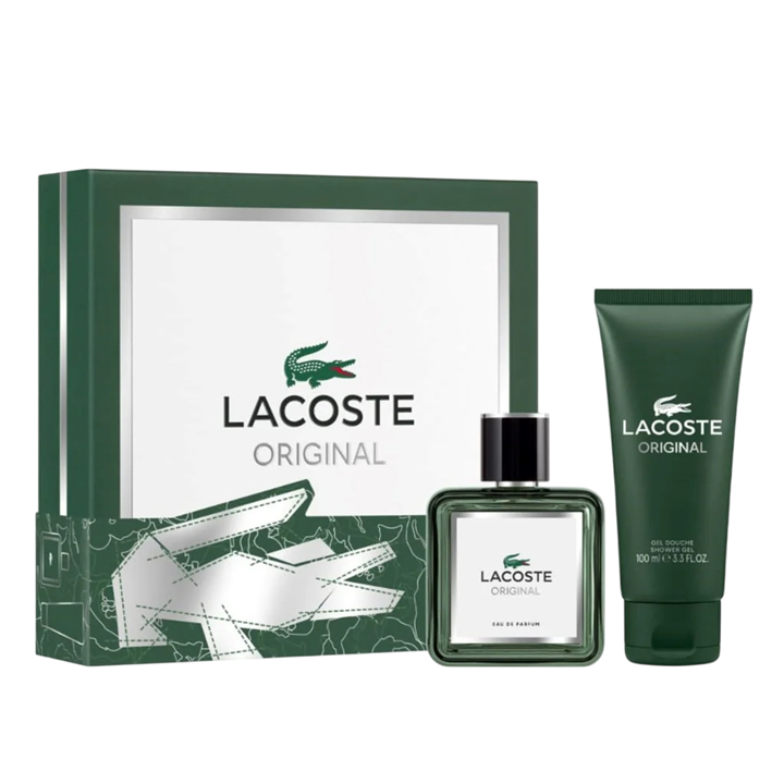 Set Lacoste: Original, Eau De Parfum, For Men, 60 ml + Original, Cleansing, Refreshing, Shower Gel, 100 ml
