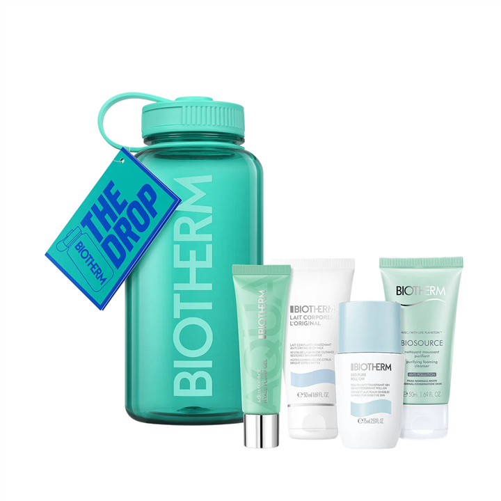 Set Biotherm: Biosource, Eliminates Impurities, Cleansing Foam, 50 ml + Deo Pure, 72h Protection, Deodorant Roll-On, For Women, 