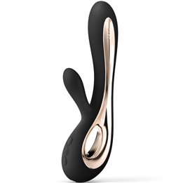 LELO - SORAYA 2 BLACK RABBIT VIBRATOR - D-221242