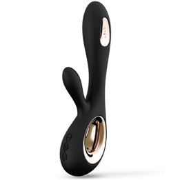 LELO - SORAYA WAVE VIBRATOR RABBIT BLACK - D-223492 - Teknashop Ltd