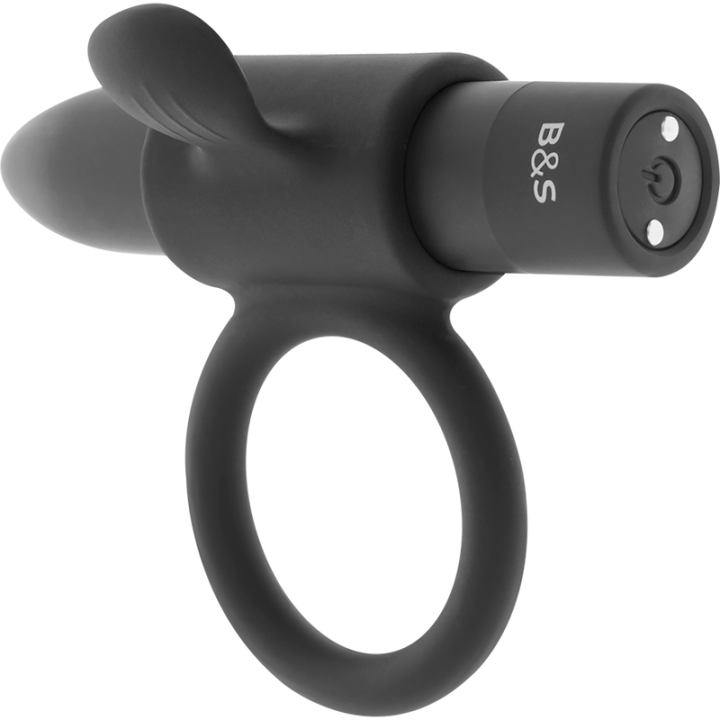 BLACK&SILVER - CAMERON BLACK RECHARGEABLE RING - D-226991