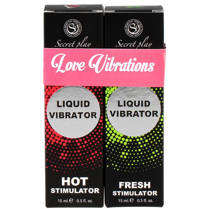 SECRETPLAY - LIQUID VIBRATOR LOVE VIBRATIONS PACK - D-212421 - Teknashop Ltd