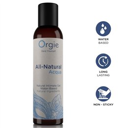 ORGIE - ALL-NATURAL ACQUA WATER-BASED INTIMATE GEL 150 ML - D-246807 - Teknashop Ltd