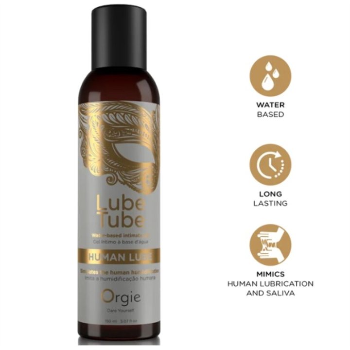 ORGIE - LUBE TUBE HUMAN LUBE WATER-BASED INTIMATE GEL 150 ML - D-246811 - Teknashop Ltd