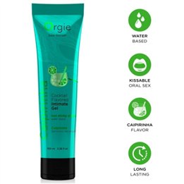 ORGIE - LUBE TUBE COCKTAIL CAIPIRINHA KISSABLE WATER-BASED INTIMATE GEL 100 ML - D-246818 - Teknashop Ltd