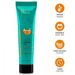 ORGIE - LUBE TUBE COCKTAIL PIÑA COLADA KISSABLE WATER-BASED INTIMATE GEL 100 ML - D-246820 - Teknashop Ltd