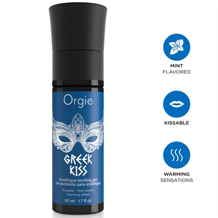 ORGIE - GREEK KISS ANALLINGUS STIMULATING GEL MINT 50 ML - D-246772 - Teknashop Ltd
