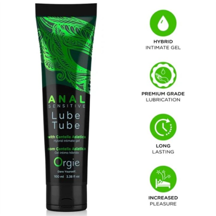 ORGIE - LUBE TUBE ANAL SENSITIVE HYBRID INTIMATE GEL FOR ANAL SEX 100 ML - D-246831 - Teknashop Ltd