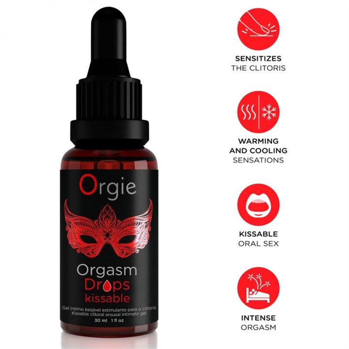 ORGIE - ORGASM DROPS KISSABLE CLITORAL AROUSAL 30 ML - D-246758 - Teknashop Ltd