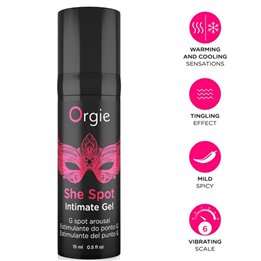 ORGIE - SHE SPOT G-SPOT AROUSAL INTIMATE GEL 15 ML - D-246754 - Teknashop Ltd