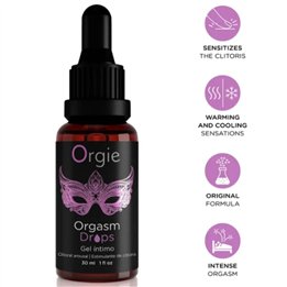 ORGIE - ORGASM DROPS CLITORAL AROUSAL 30 ML - D-246757 - Teknashop Ltd